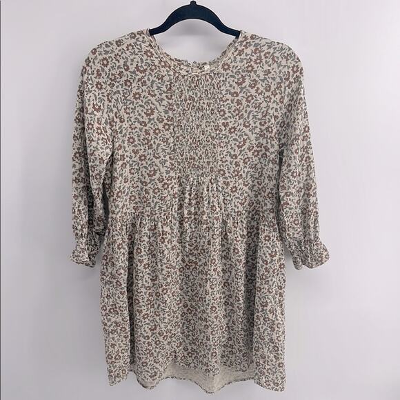 Rylee + Cru Dresses & Skirts - Rylee + Cru Enchanted Garden Sadie 100% cotton floral print long sleeve dress XS